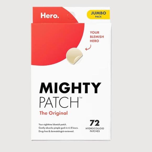 Other - Hero Mighty Patch Original 72 Count (2 Pack) Acne Pimple Patches NEW